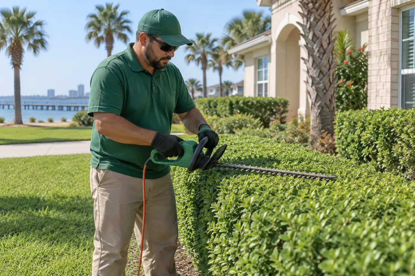 Palm Tree Trimming in Corpus Christi: Dead Fronds Only