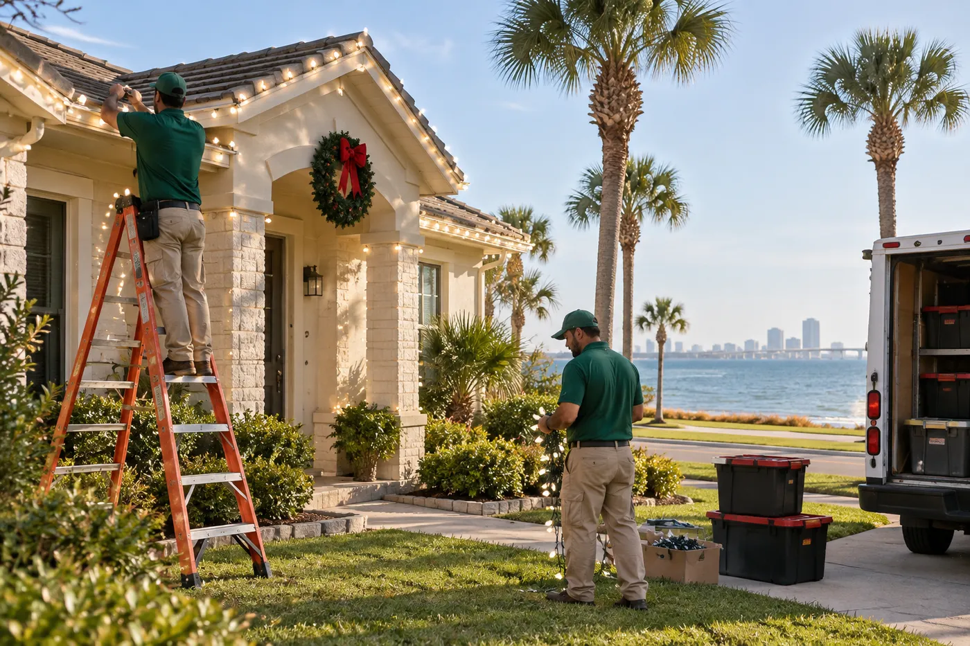 Christmas Light Installation in Corpus Christi: What You Get