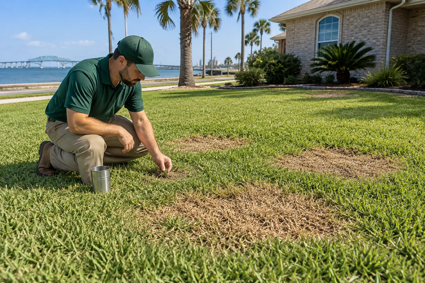 Three Brown Patches, Three Different Causes: How to Read a Struggling St. Augustine Lawn in September