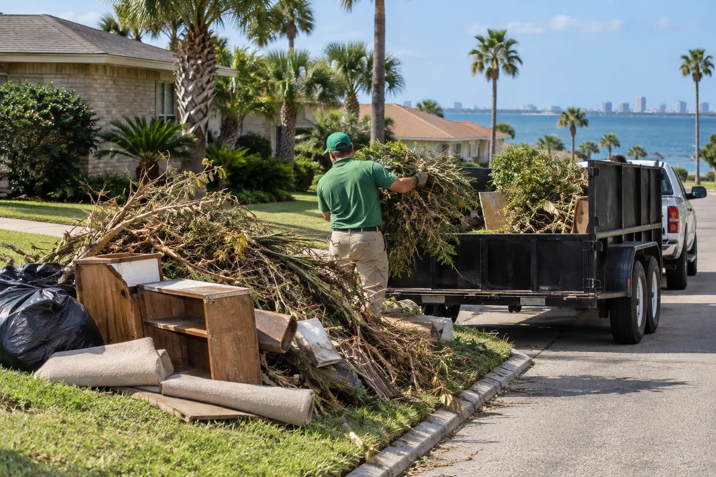 Junk and Brush Removal in Corpus Christi: City vs. Hauler