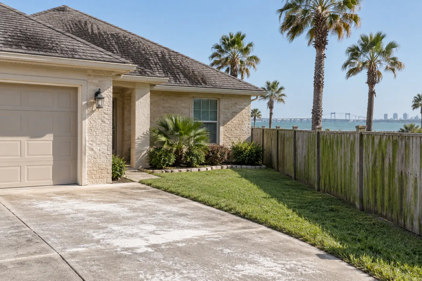 Black Streaks, Green Fences, Chalky Driveways: What Salt Air Really Does to a Corpus Christi Home