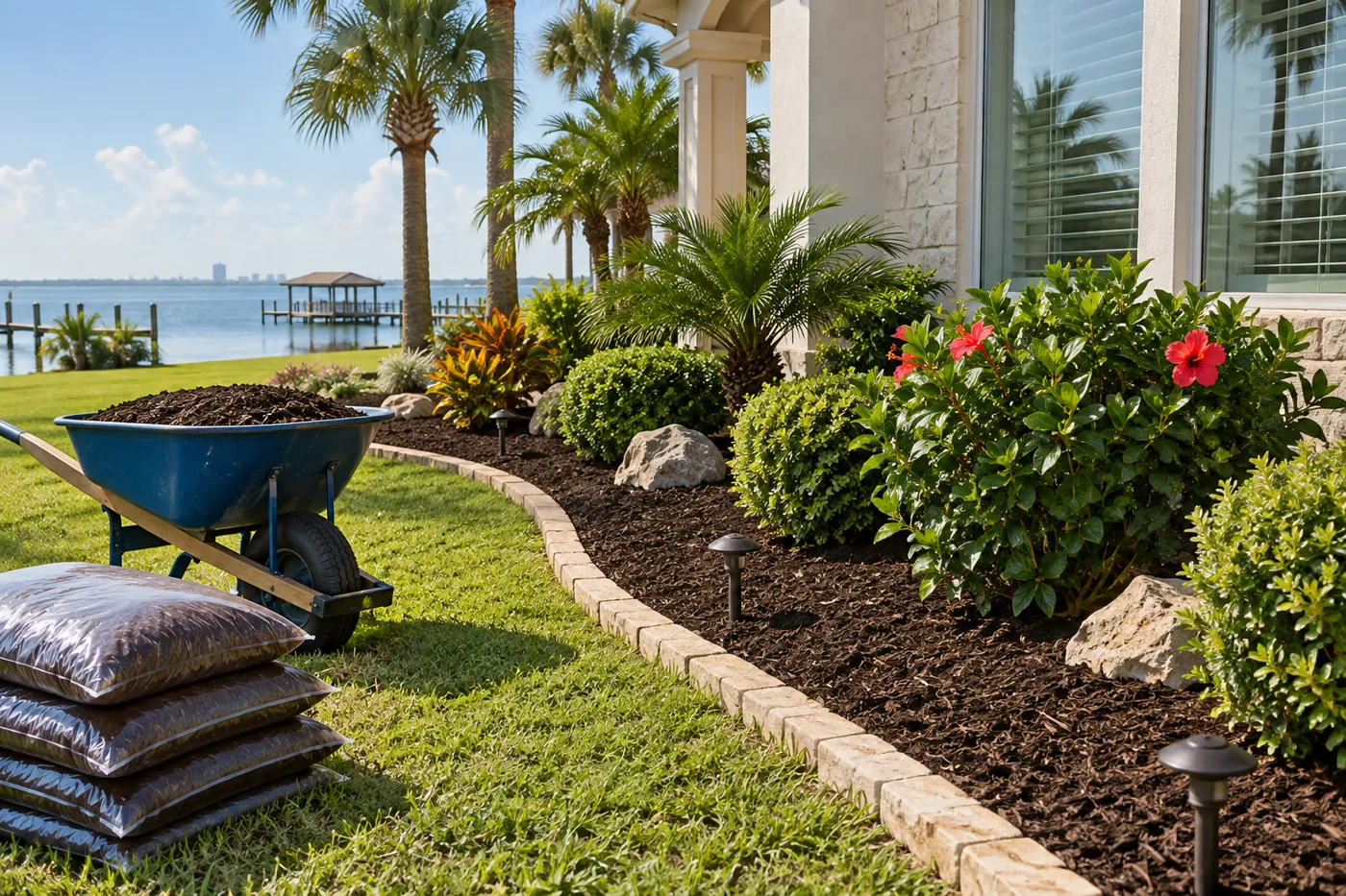 Bed Cleanup & Mulch Refresh