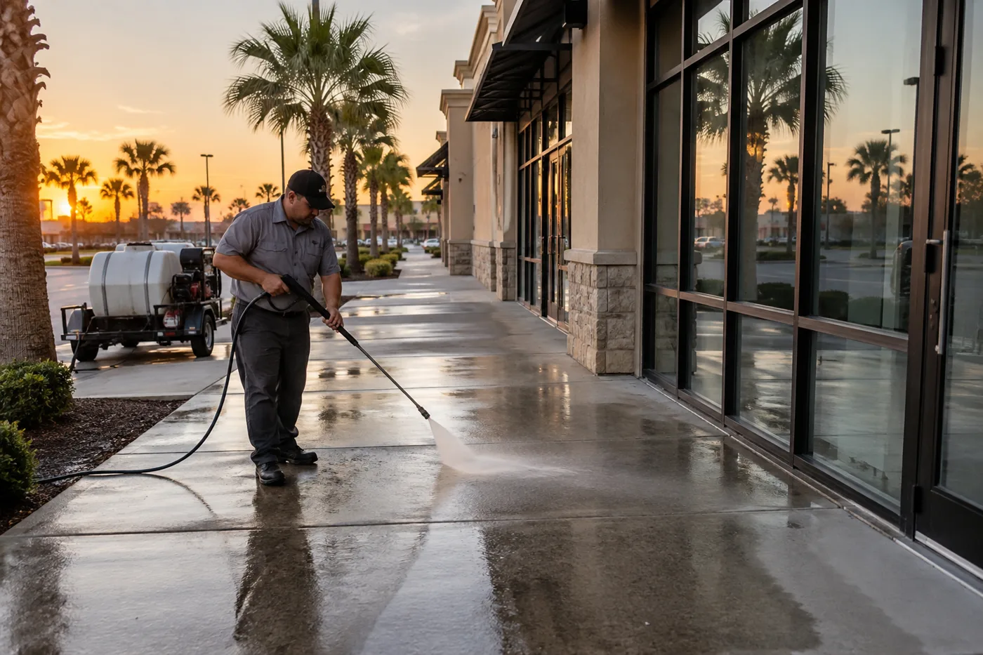 Commercial Pressure Washing